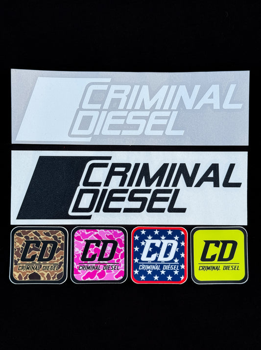 Criminal Diesel Sticker Pack