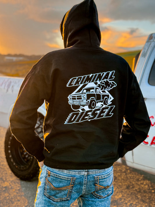 Old School SPEED Hoodie - Black