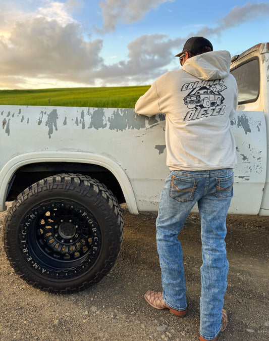 Old School SPEED Hoodie -Tan