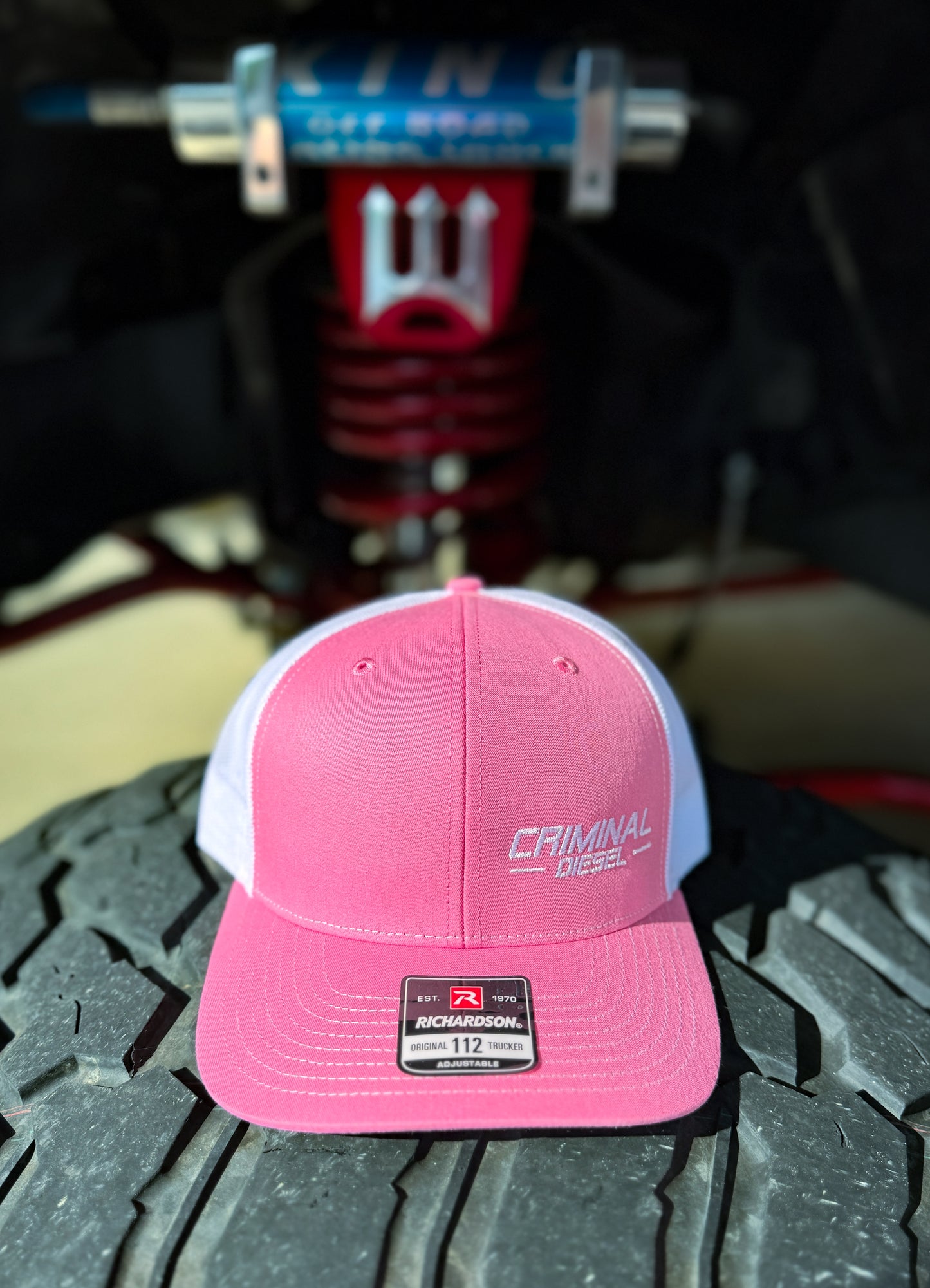 Pink/White "Criminal Diesel" Richardson 112.