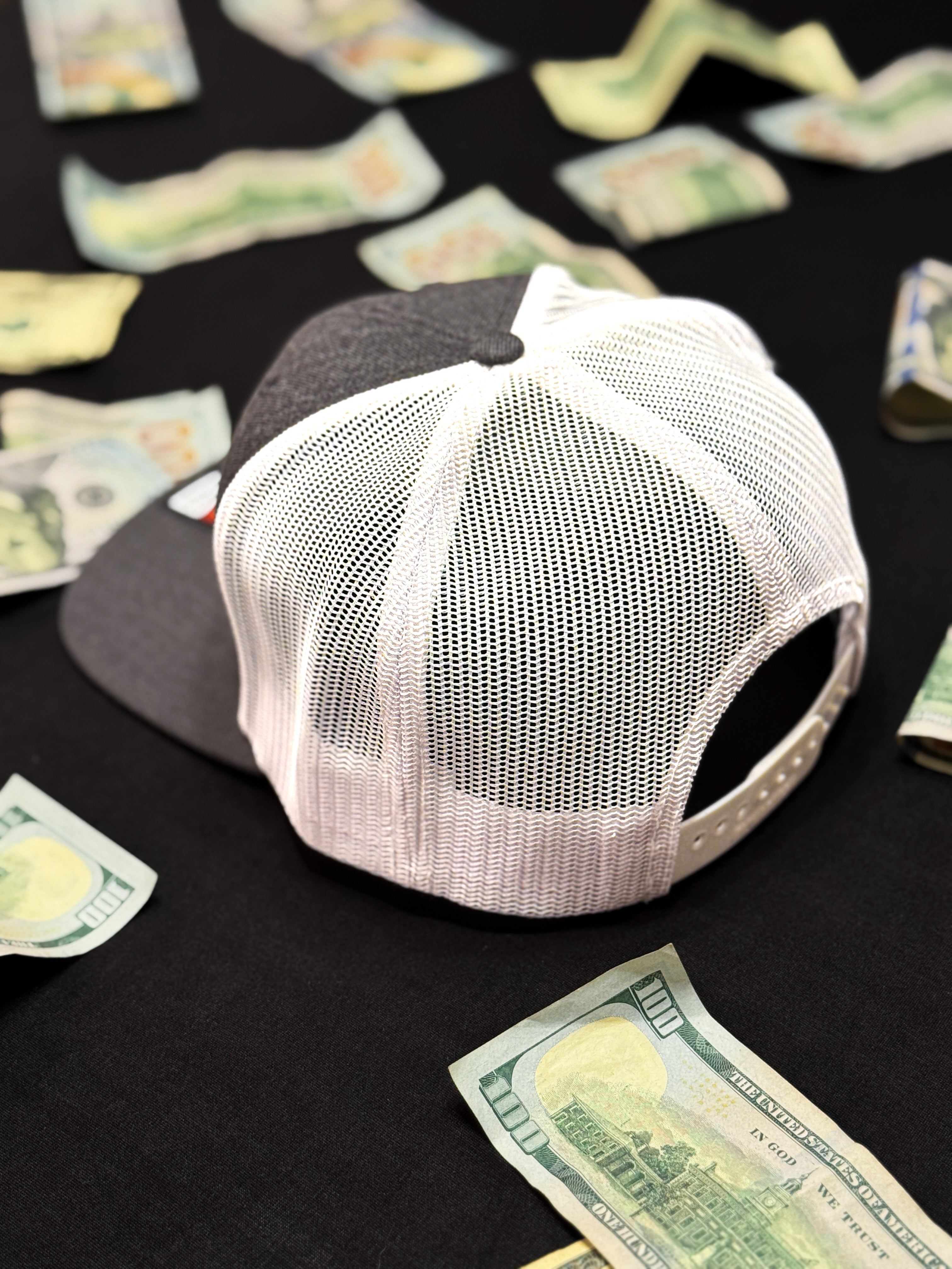 Richardson 511 Flat-Brim Grey/White