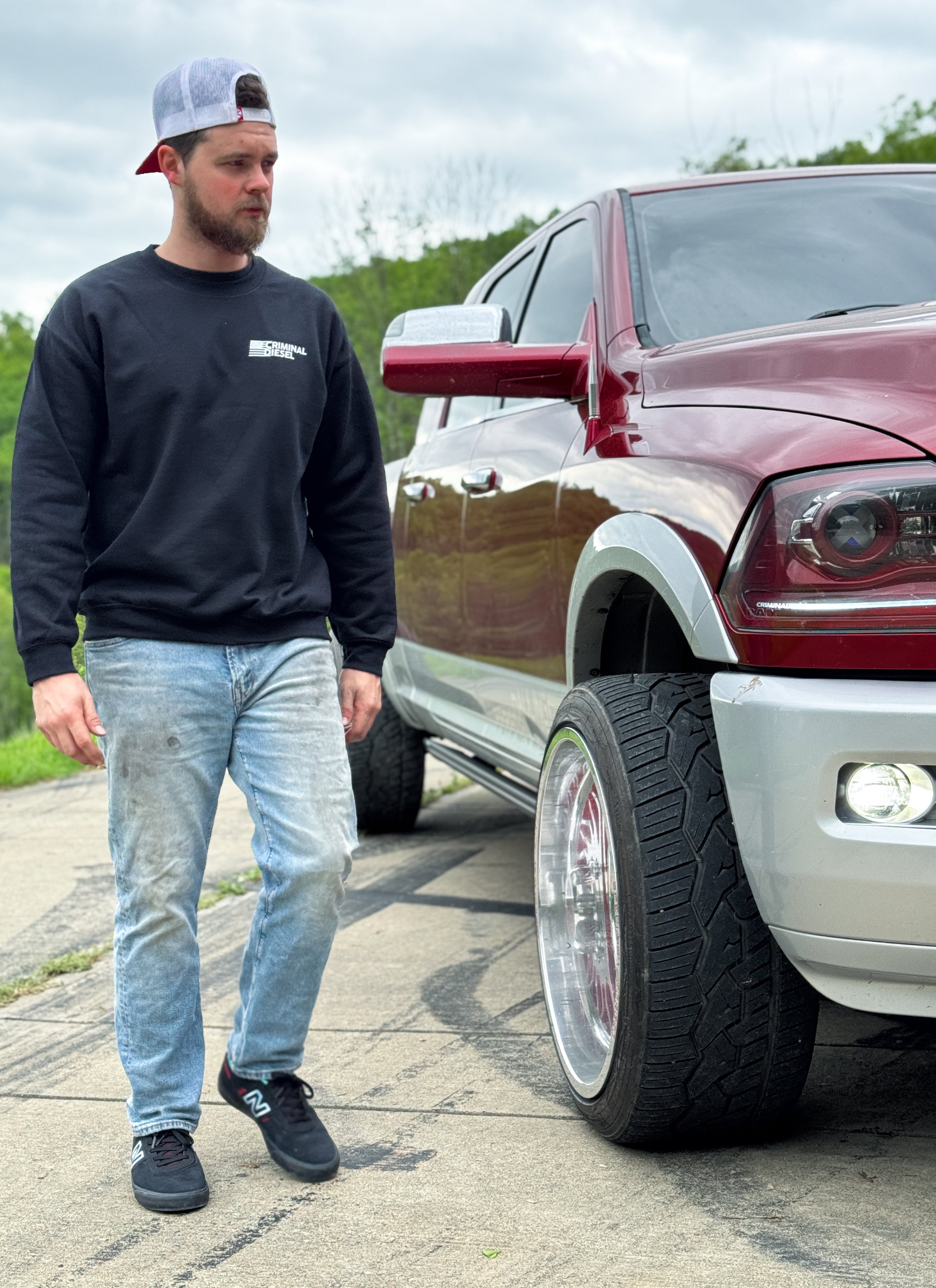 Americana Crewneck - Black