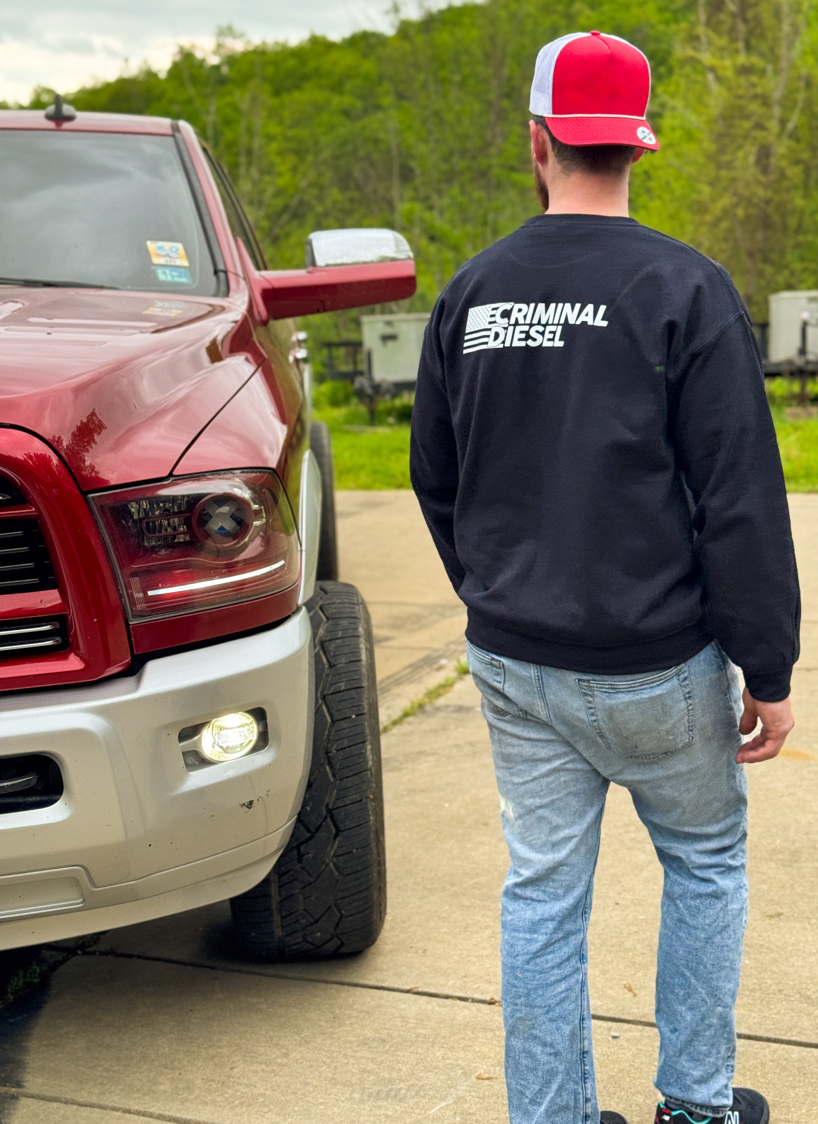 Americana Crewneck - Black