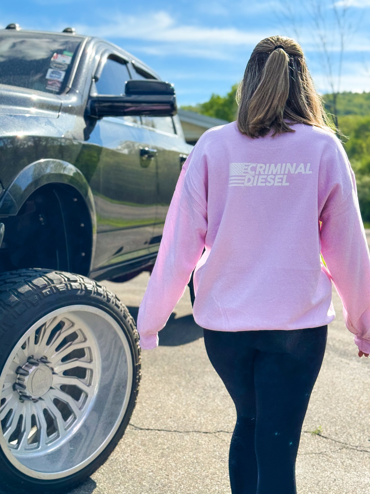 Americana Crewneck - Pink
