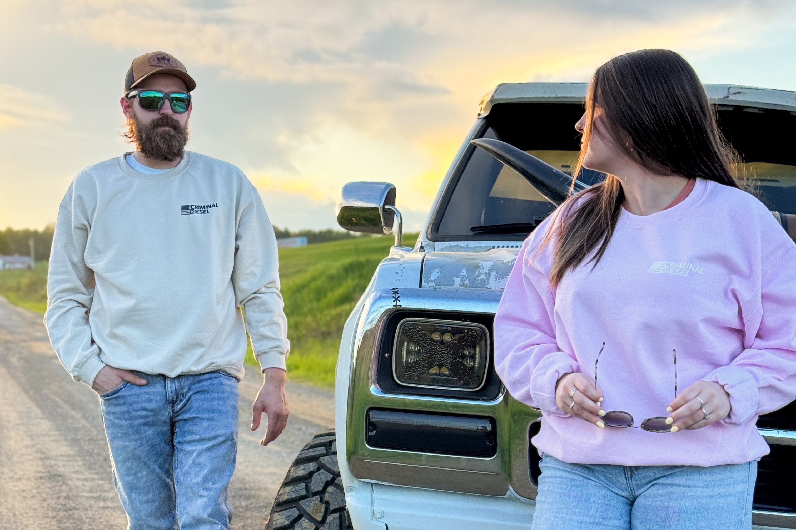 Americana Crewneck - Pink