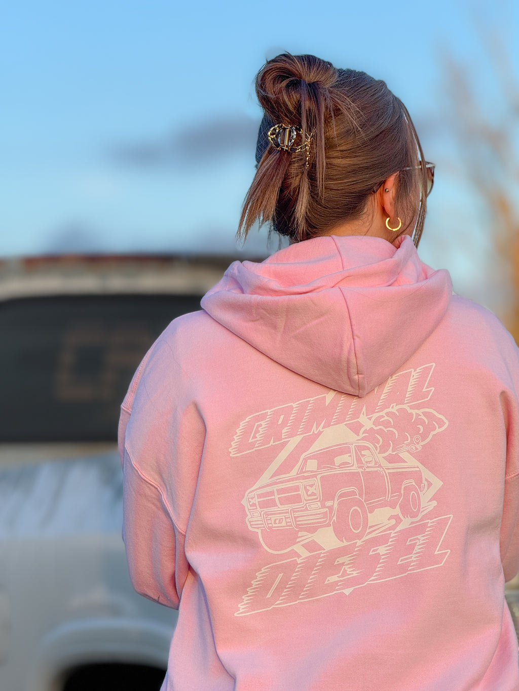 Old School SPEED Hoodie - Pink