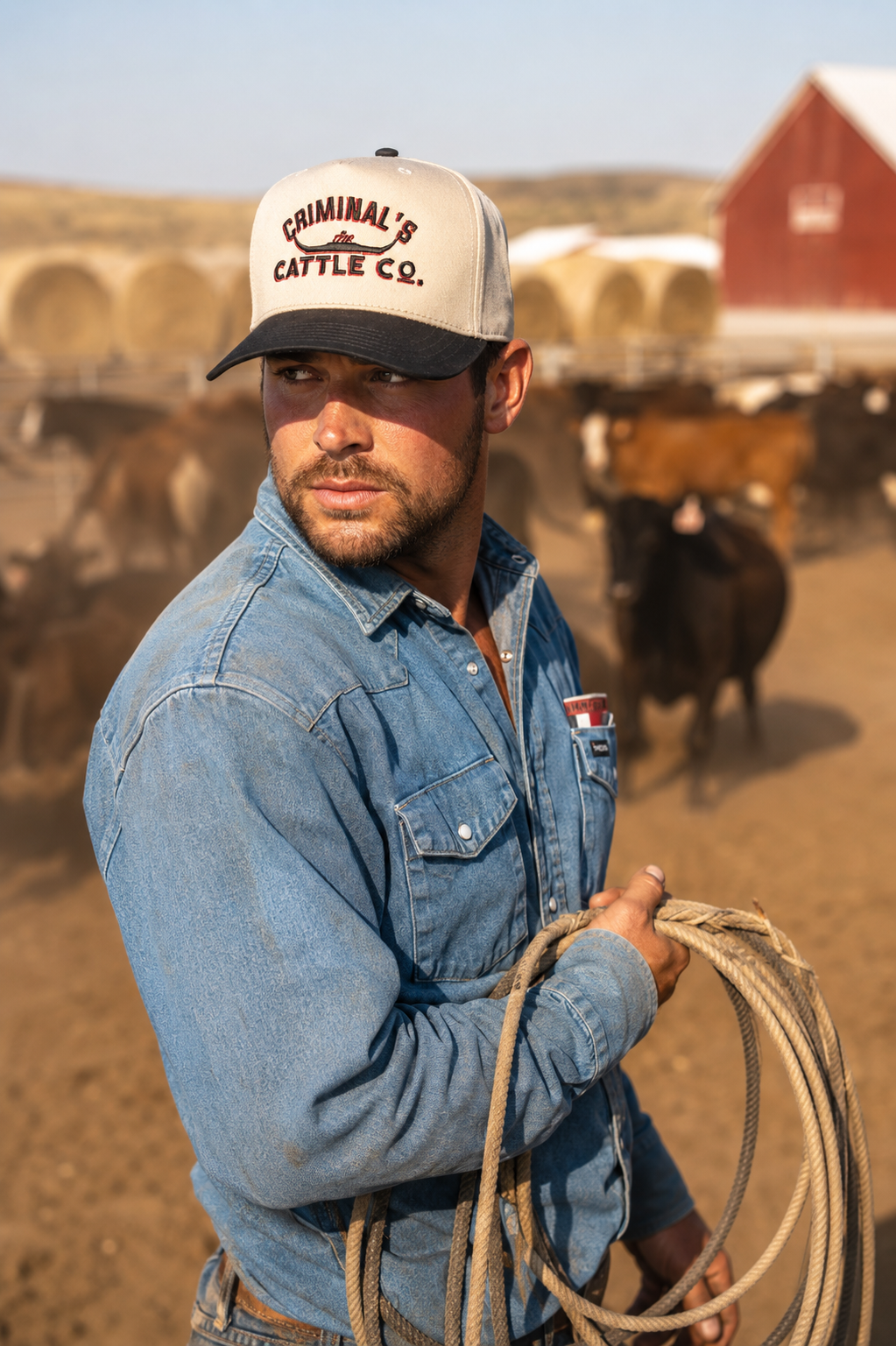 "Criminal Cattle Co" Premium 5-Panel