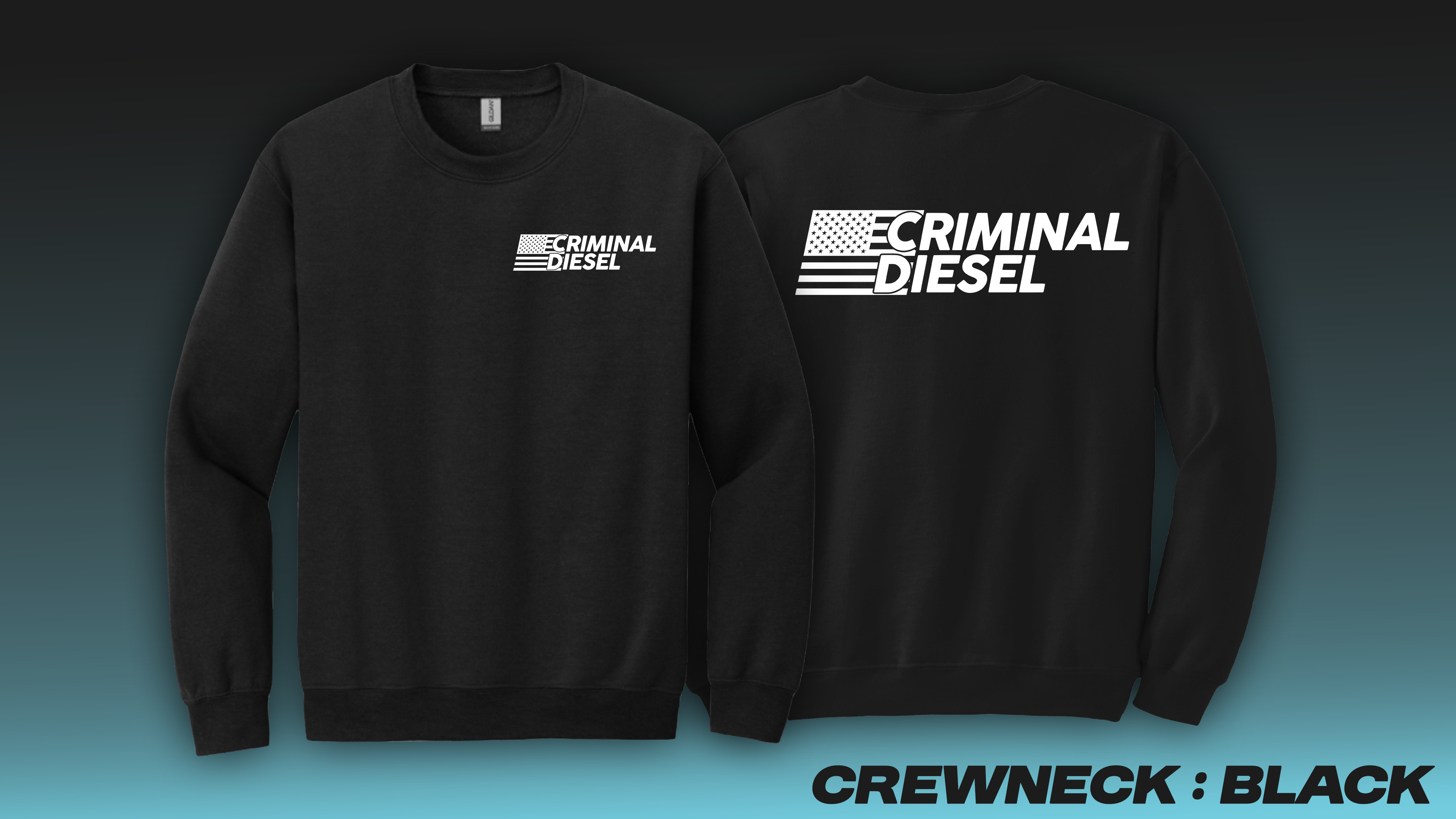 Americana Crewneck - Black