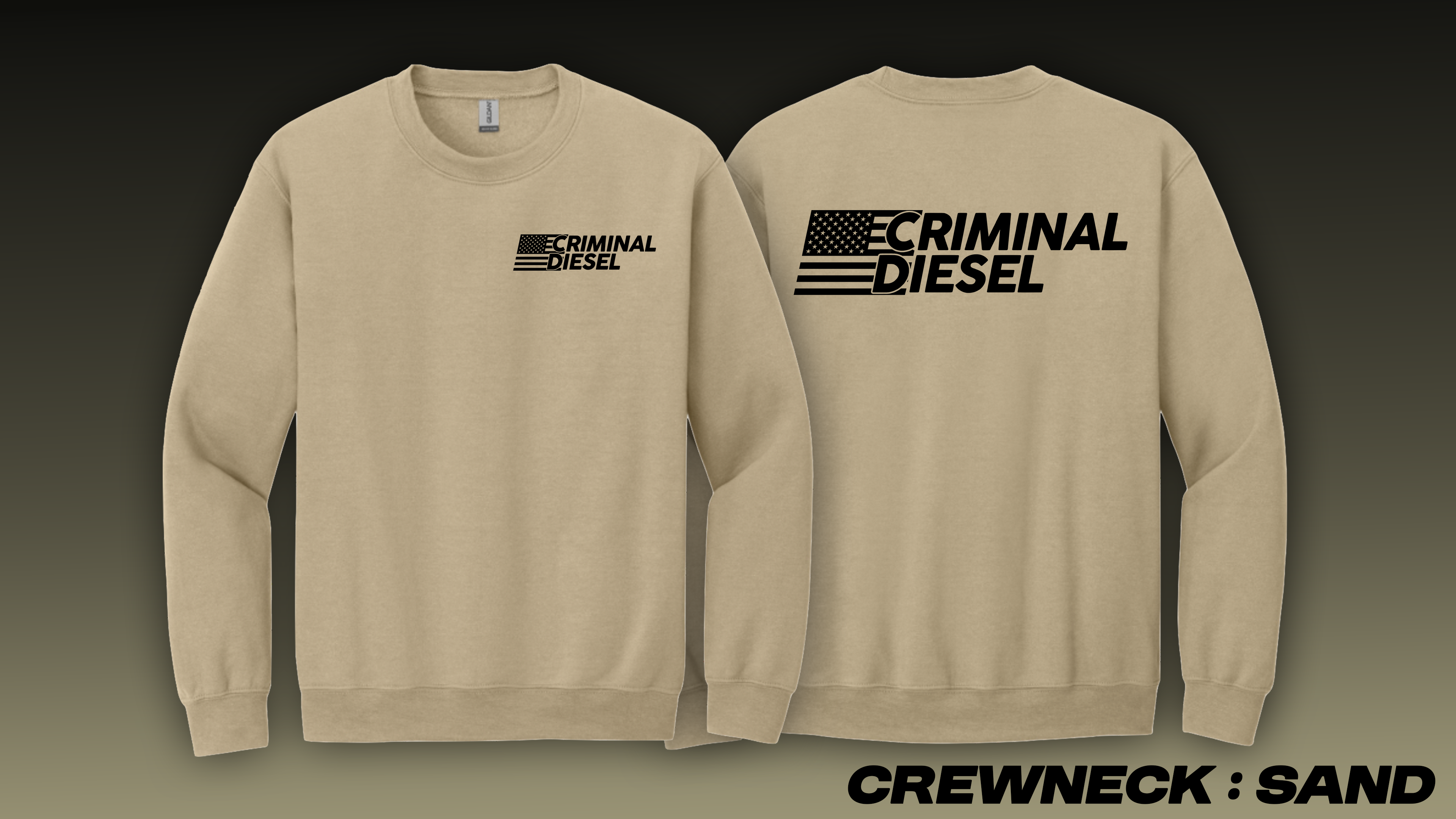 Americana Crewneck - Tan