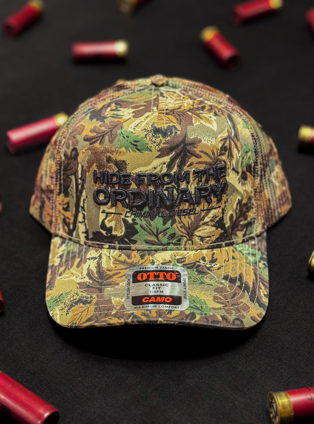 -HIDE FROM THE ORDINARY- "Signature" 5-Panel Camo Hat #2