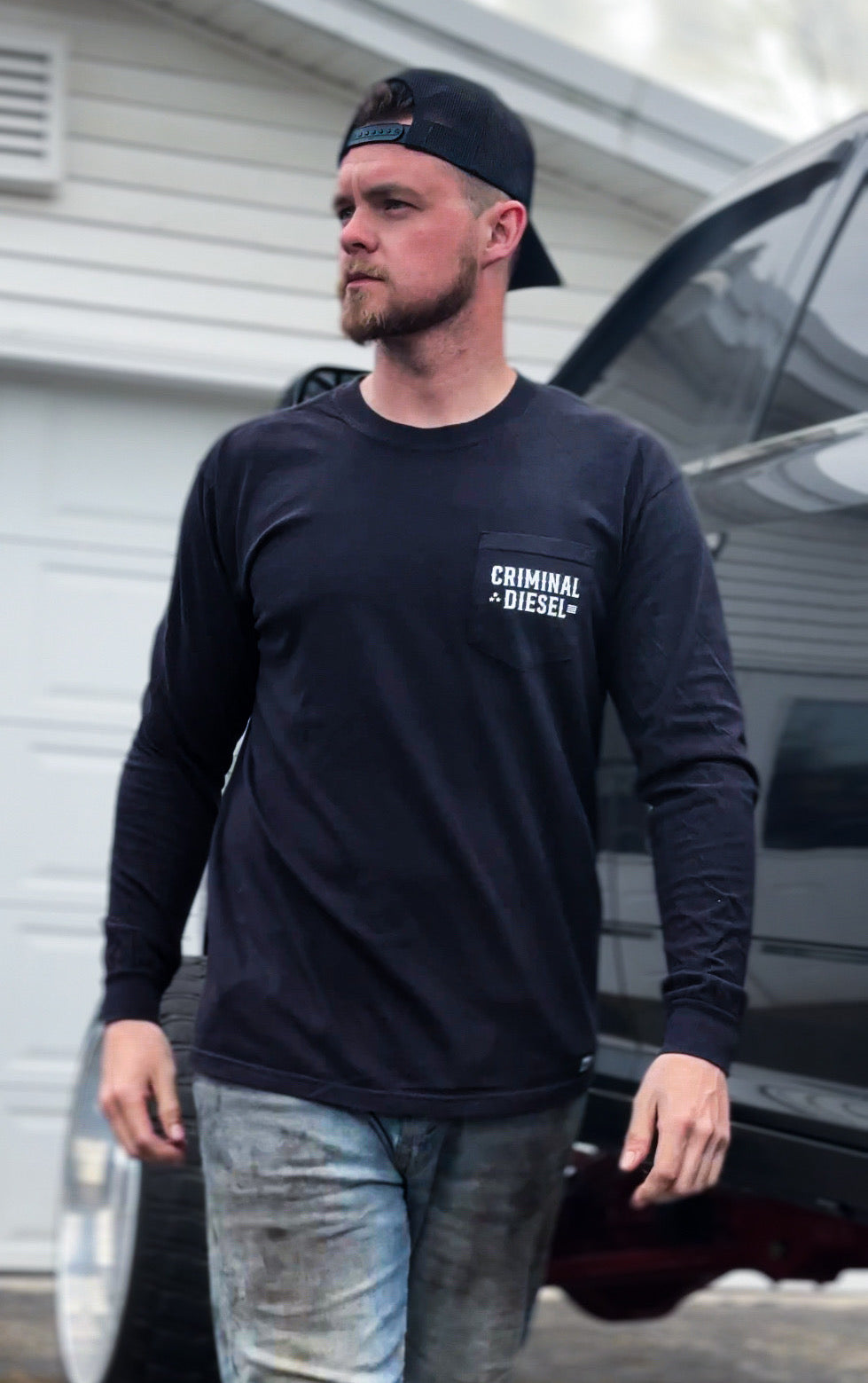WRENCHWEAR Long-Sleeve Pocket Tee