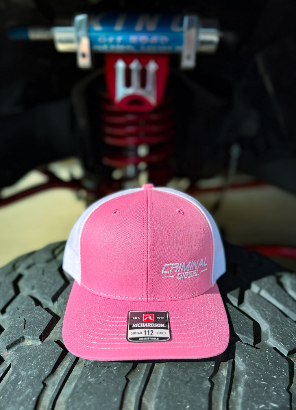Pink/White "Criminal Diesel" Richardson 112.