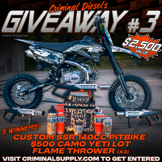 Criminal Diesel Giveaway #3
