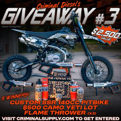 Criminal Diesel Giveaway #3
