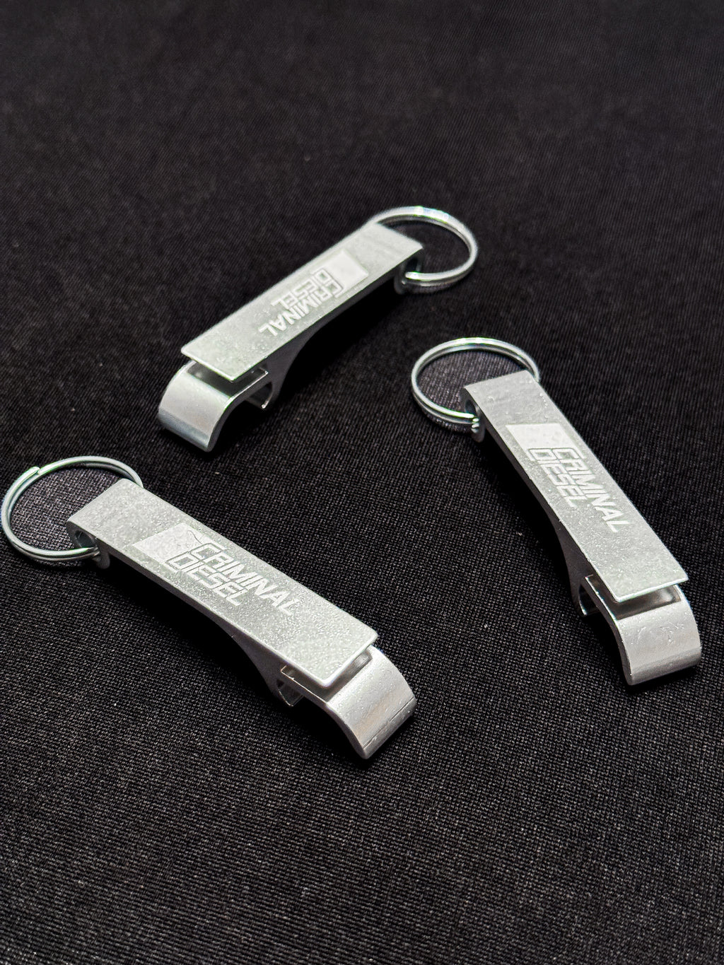 "Criminal Diesel" Bottle Opener Keychain