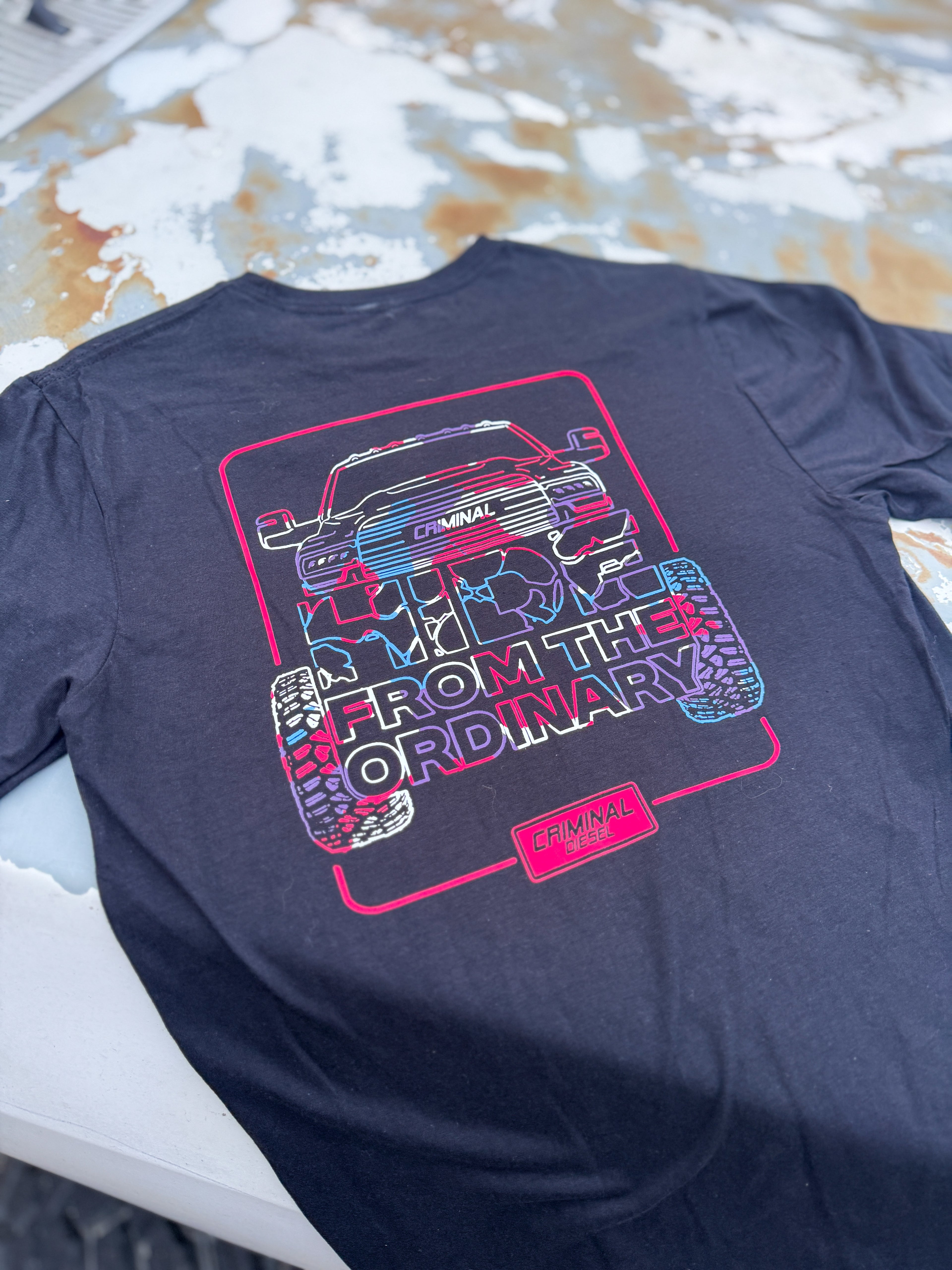 -HIDE FROM THE ORDINARY- Truck Tee