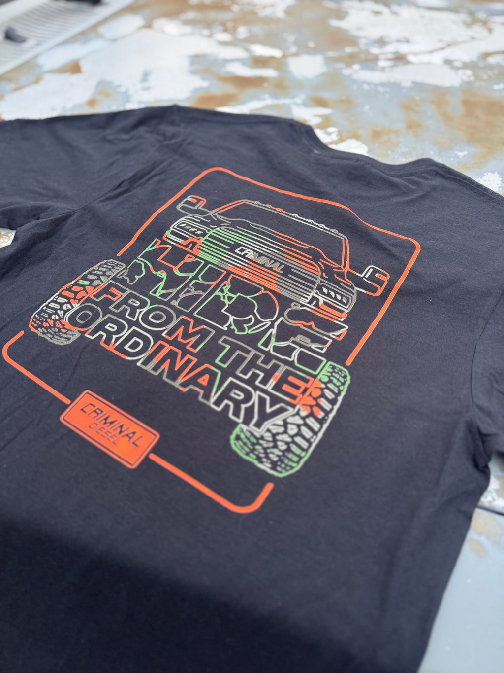 -HIDE FROM THE ORDINARY- Truck Tee