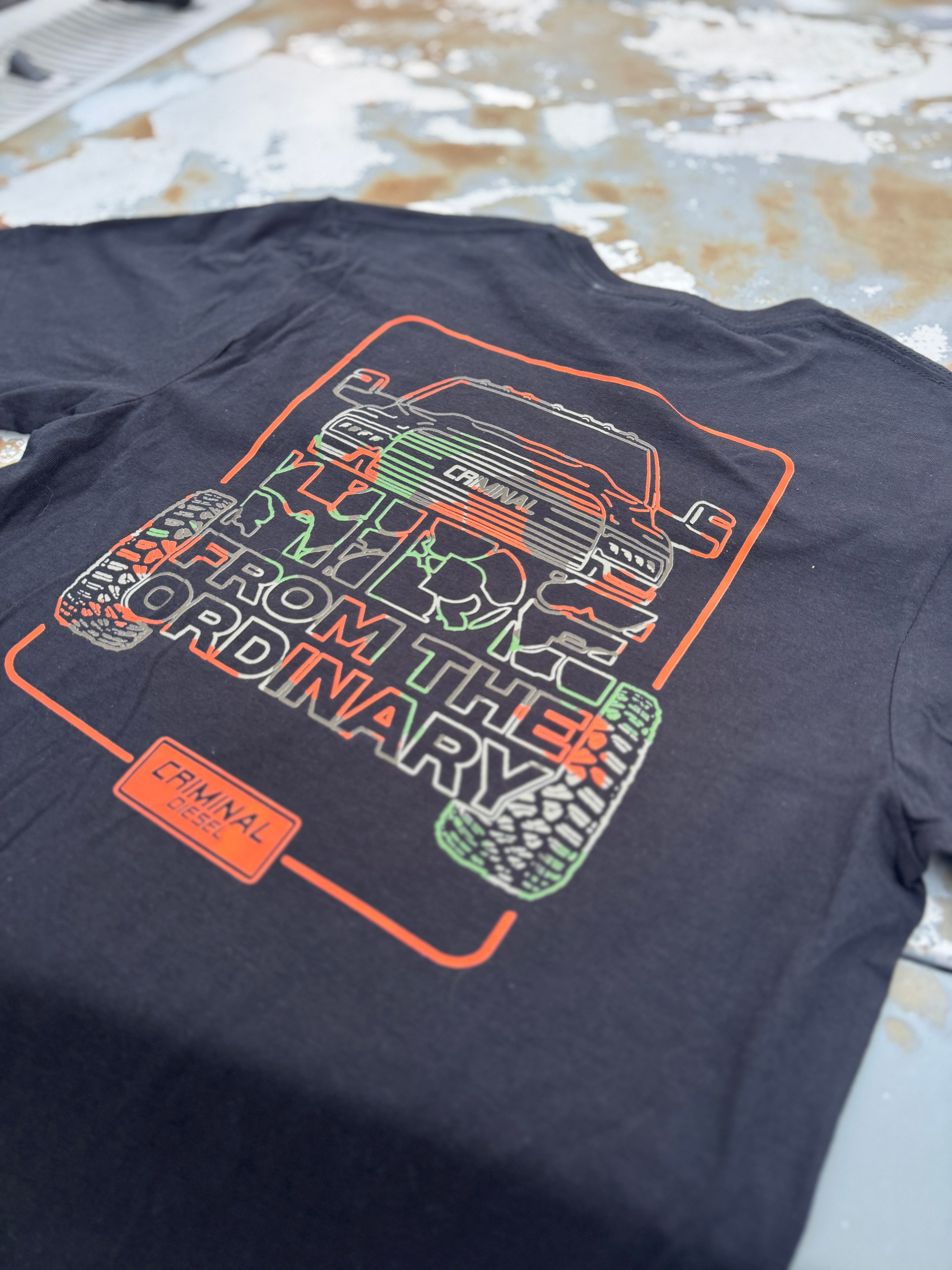 -HIDE FROM THE ORDINARY- Truck Tee