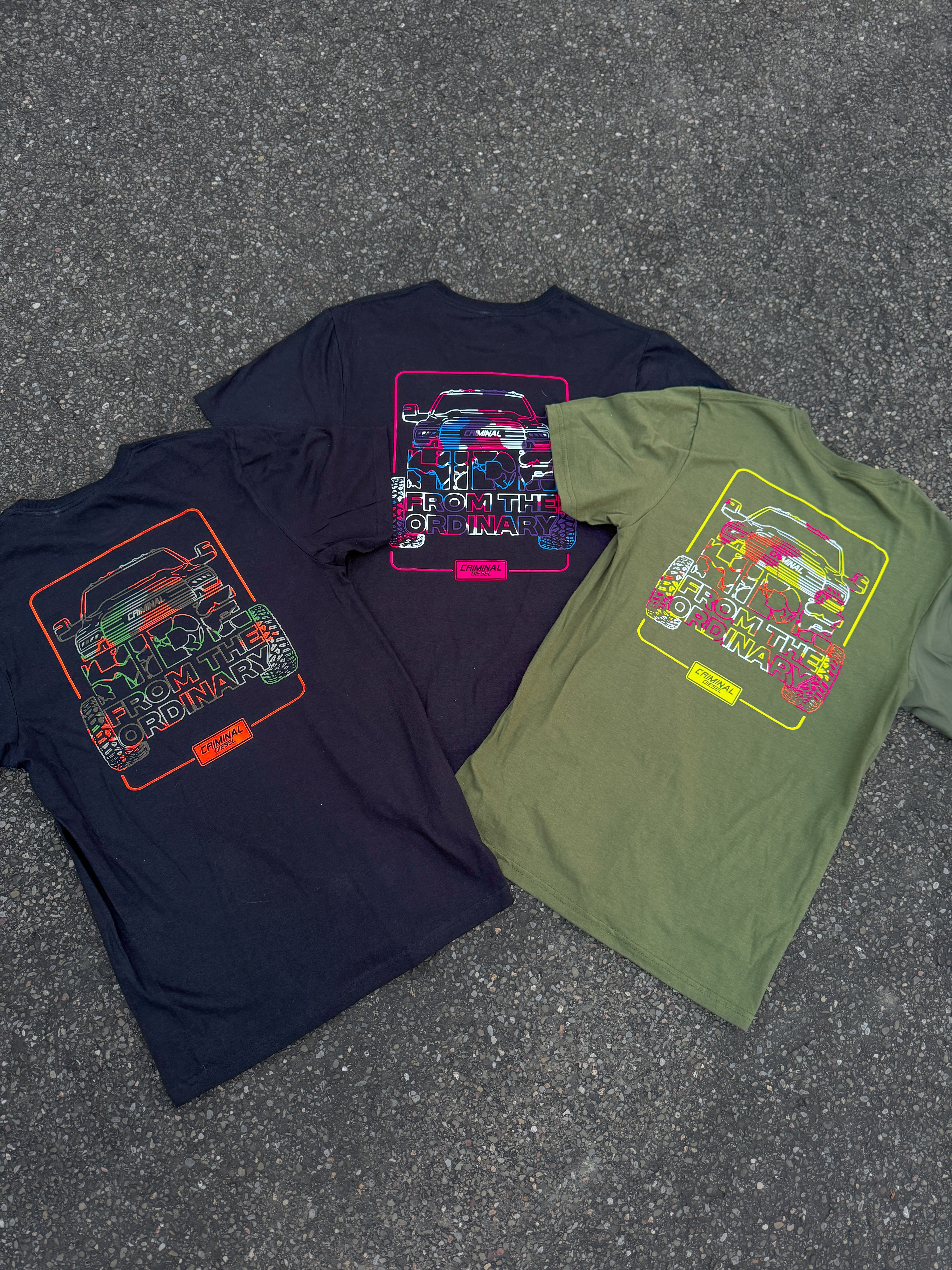 -HIDE FROM THE ORDINARY- Truck Tee