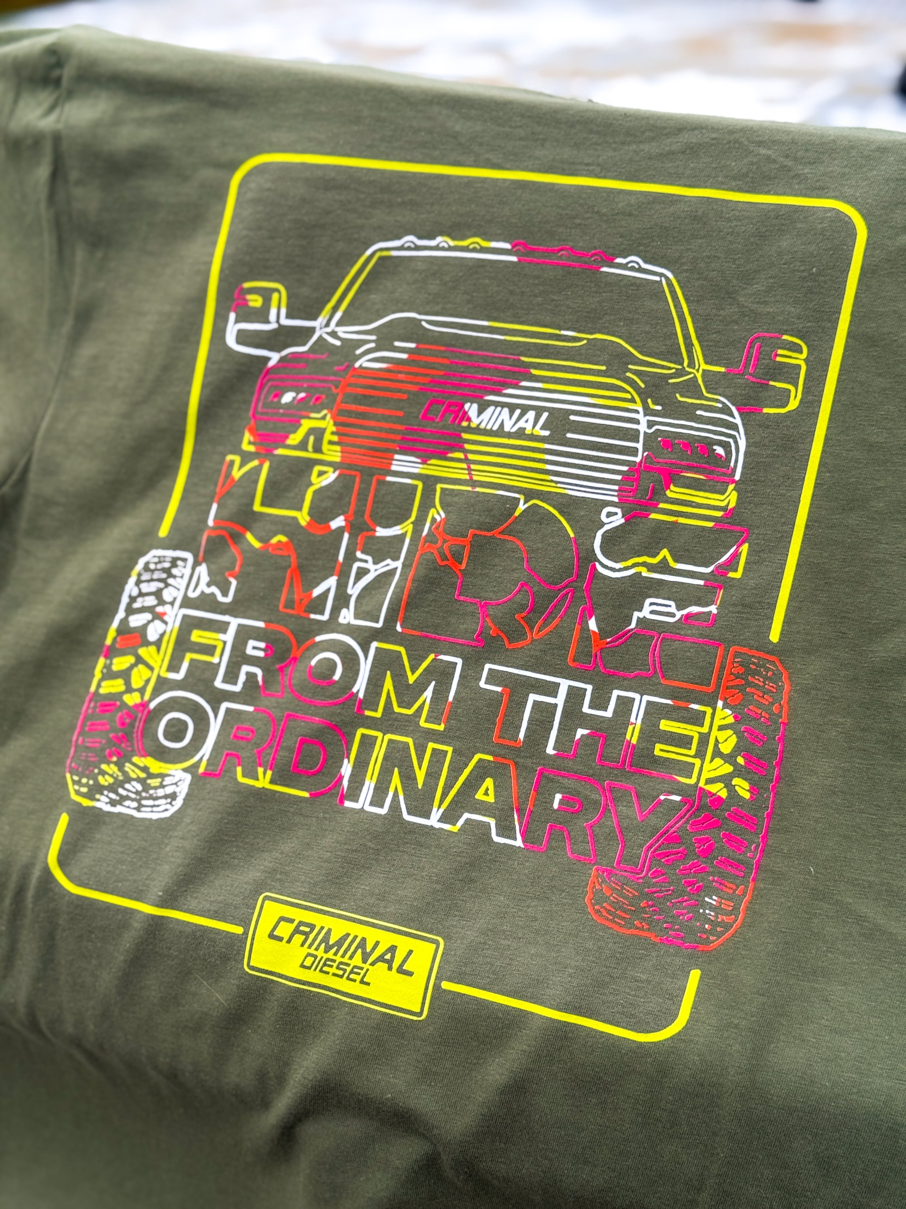 -HIDE FROM THE ORDINARY- Truck Tee